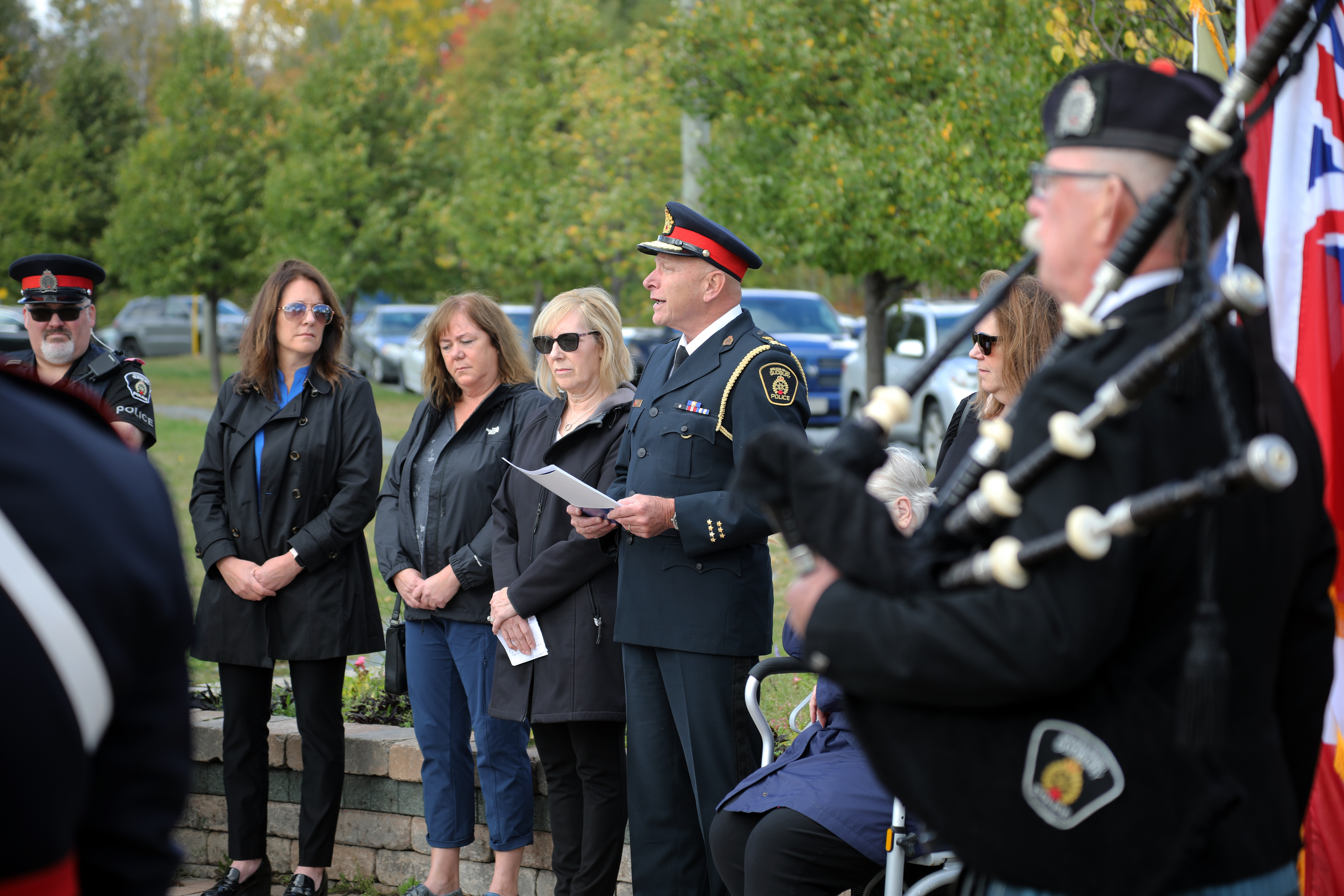 Remembering Cst. Joseph MacDonald people standing outside in number one dress
