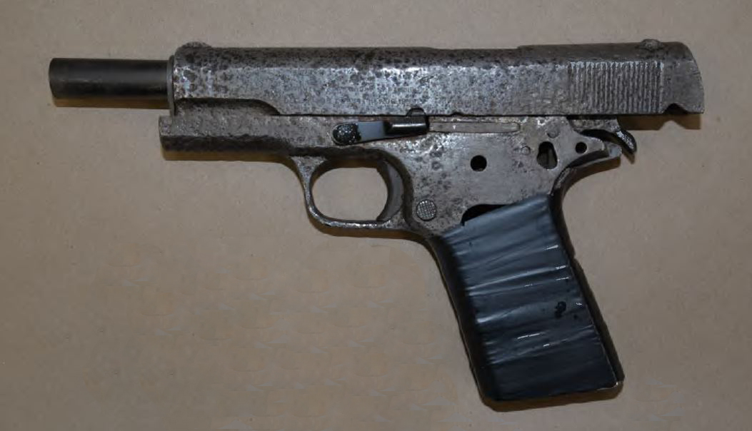 seized hand gun