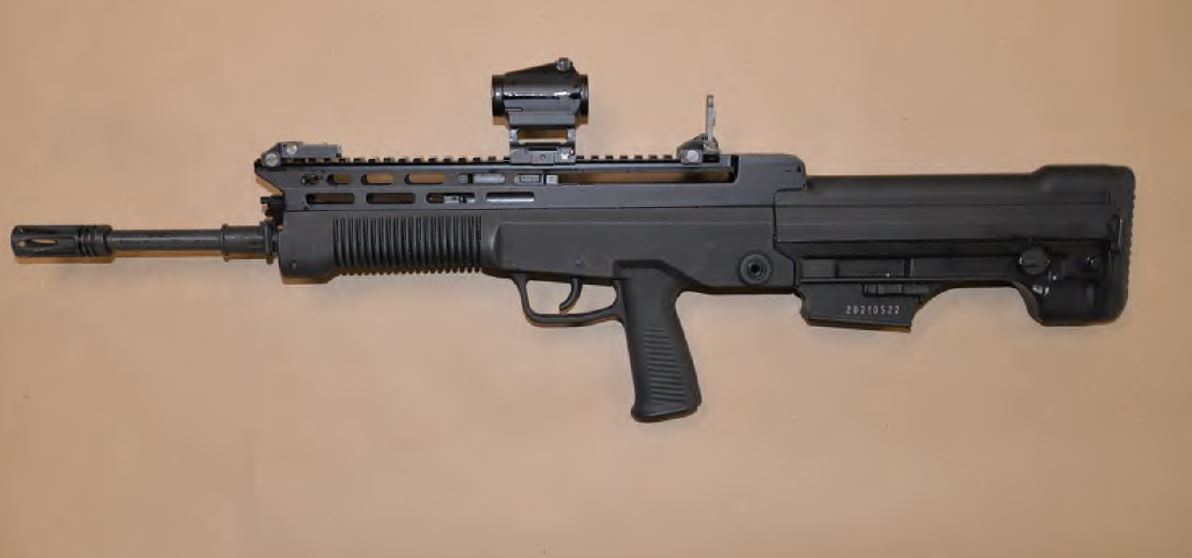 seized rifle