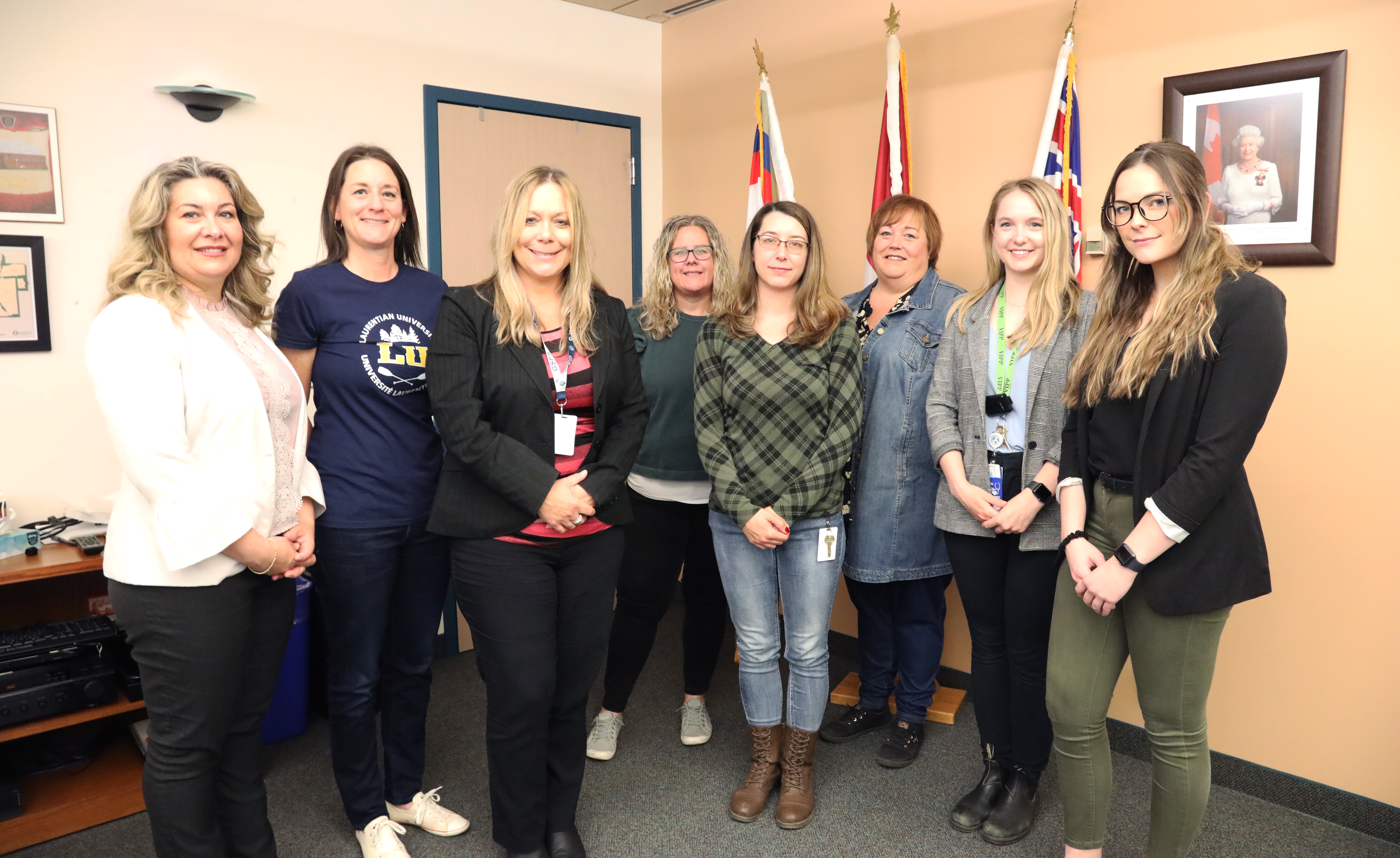 group of women standing together